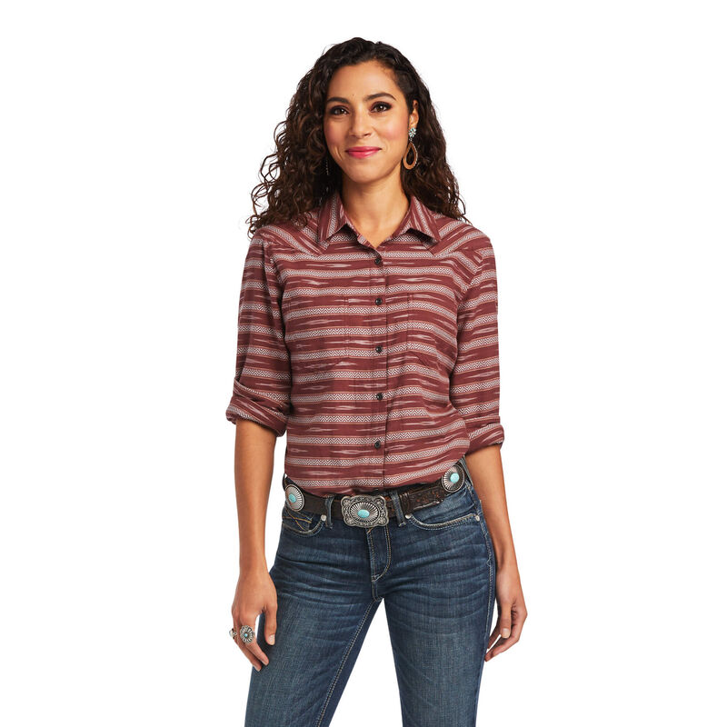 Ariat Hemden Damen - Real Billie Jean Braun ( IBCKA-9248 )